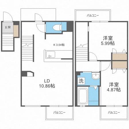 RESIDENCE城西の物件間取画像